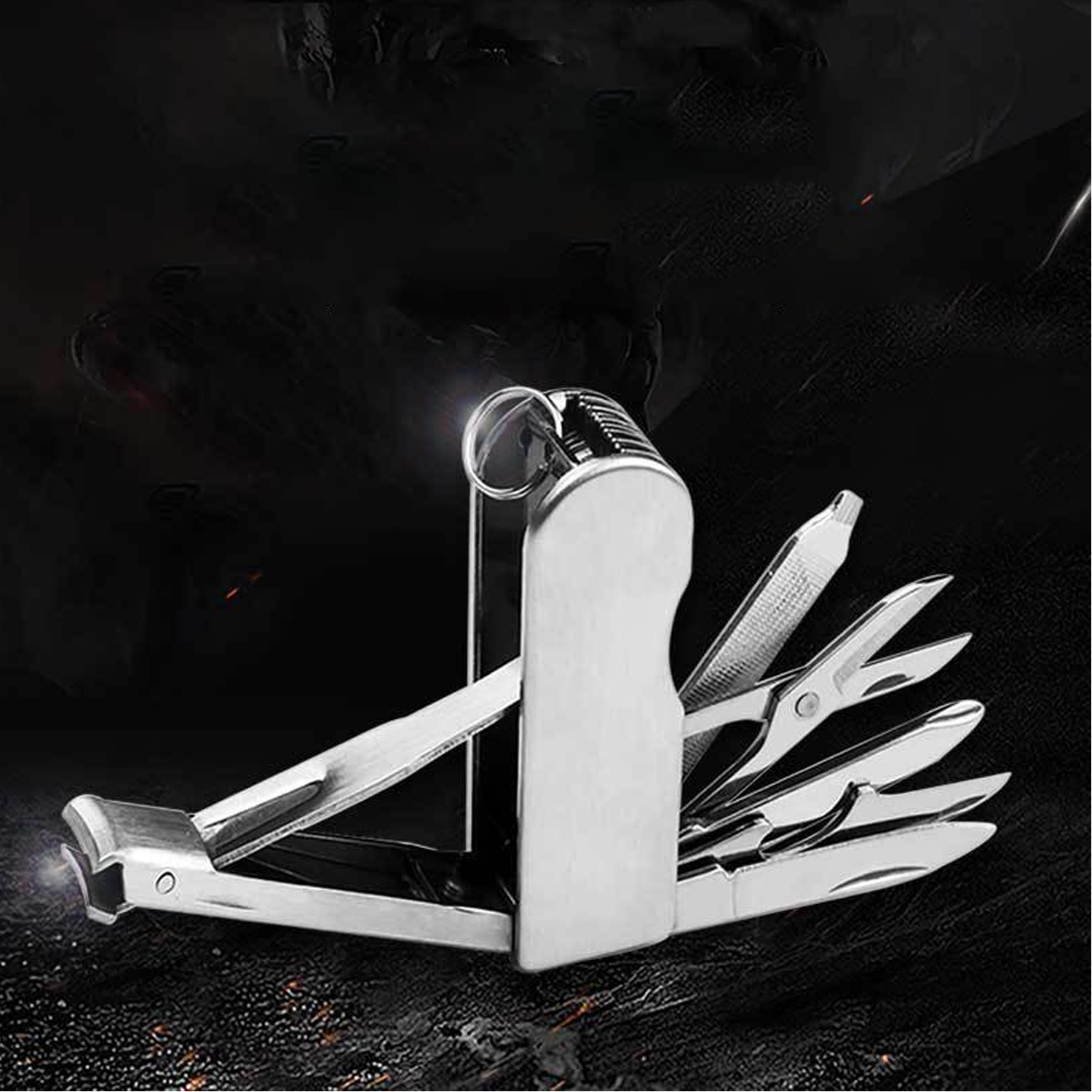 8 In 1 Stainless Steel Multi Folding Nail Clippers 4