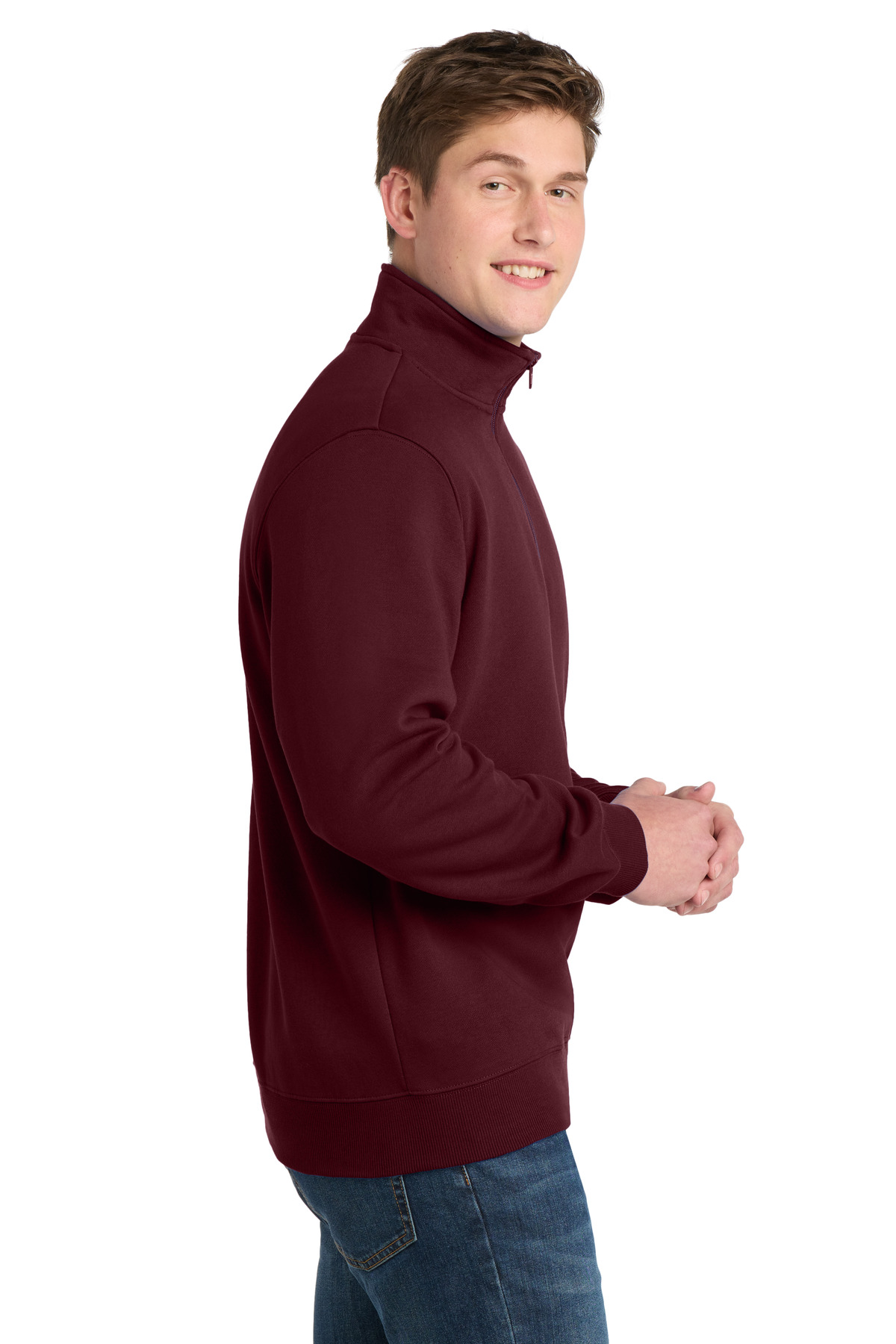 Sport-Tek 1/4-Zip Sweatshirt. ST253, custom hoodie or sweatshirt with logo imprint 41