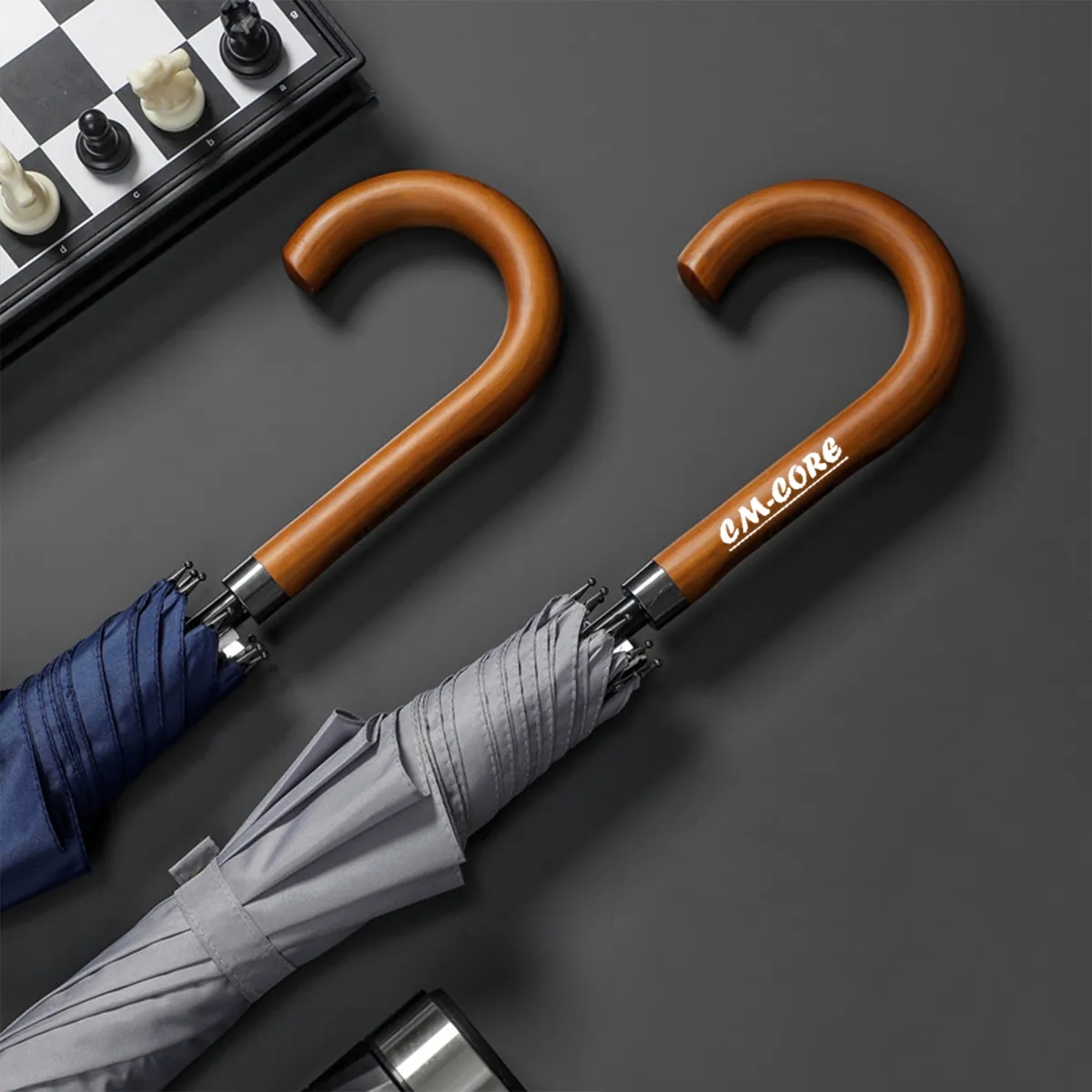 Wooden Handle Golf Umbrella 1
