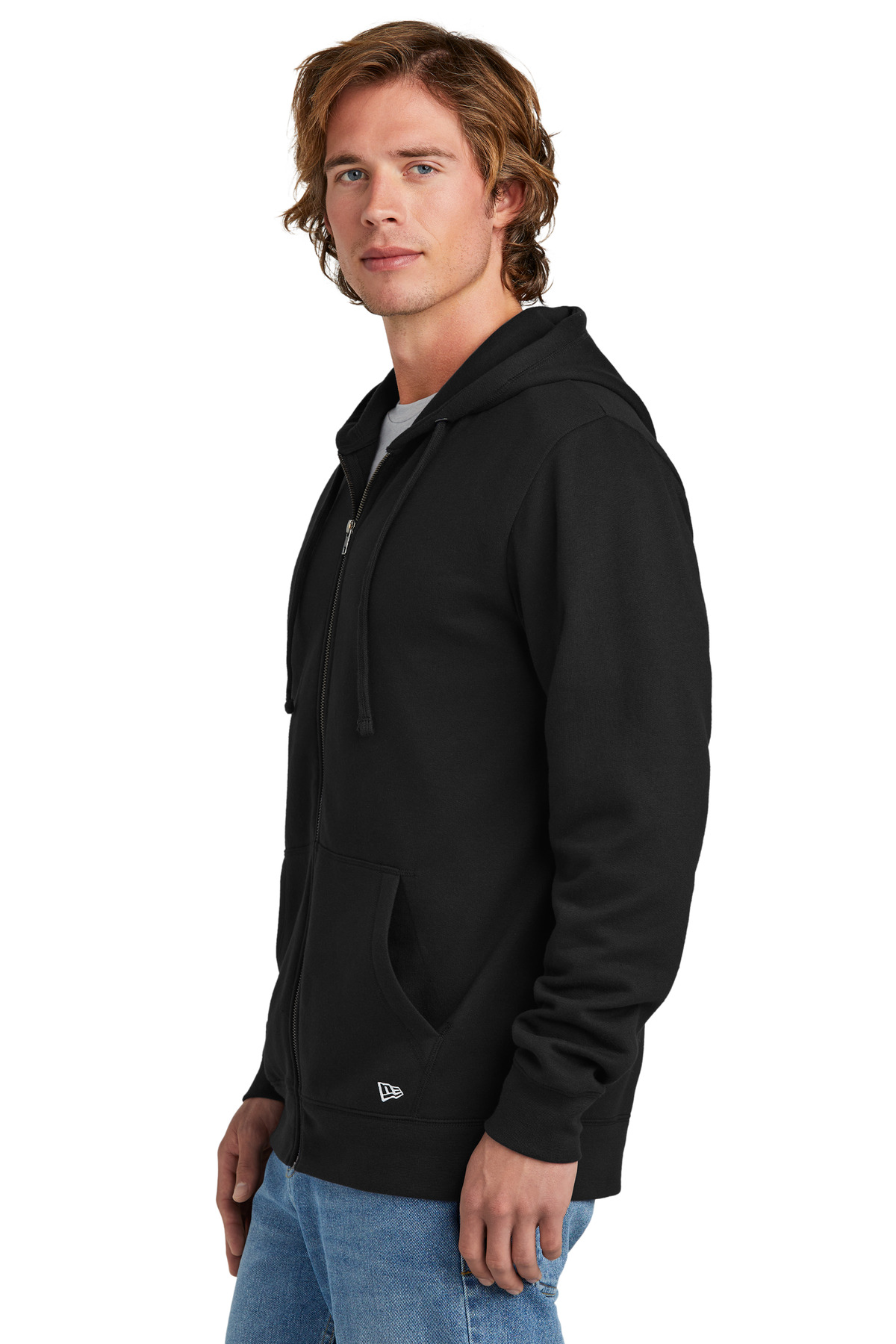 New Era Comeback Fleece Full-Zip Hoodie NEA551, custom hoodie or sweatshirt with logo imprint 26