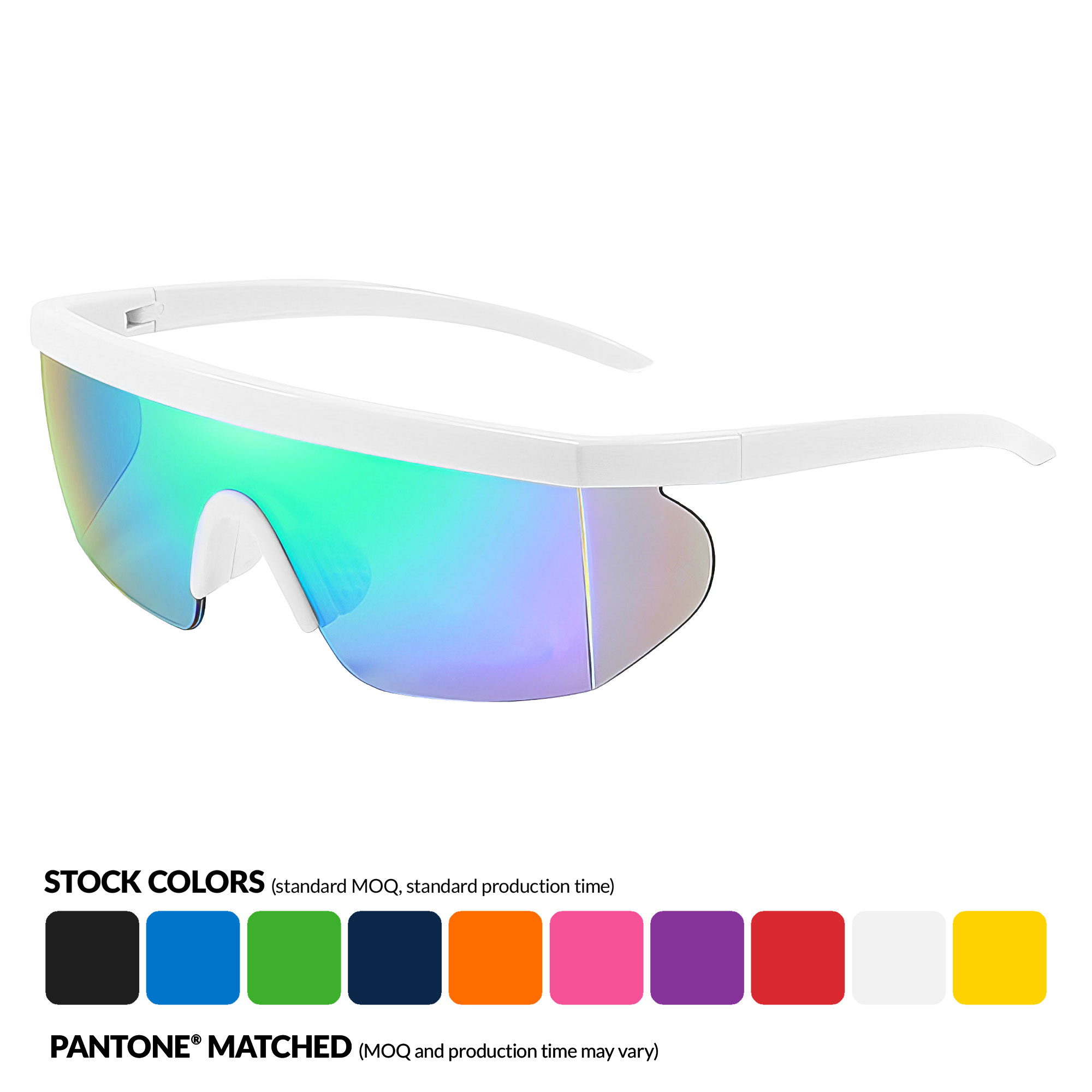 Sport Mask Mirror Sunglasses 7