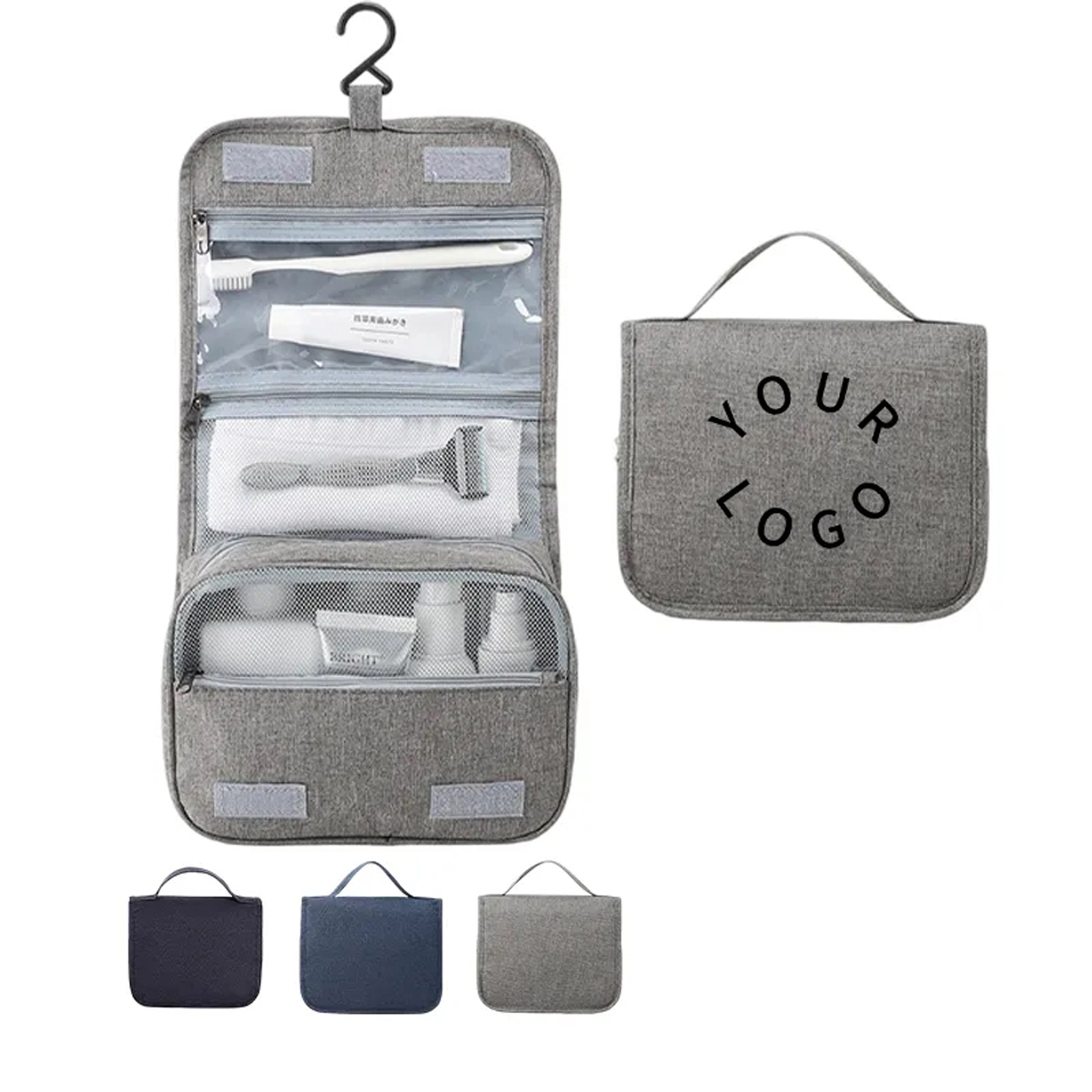 Custom Terylene Toiletry Bag for Travel and Organization 1