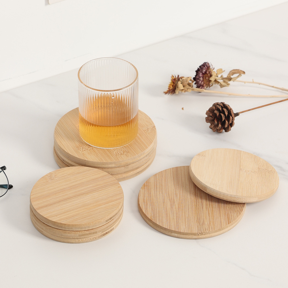Round Bamboo Coaster 2
