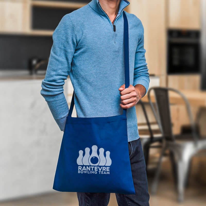 Custom Messenger Heavy Canvas Tote Bags 11