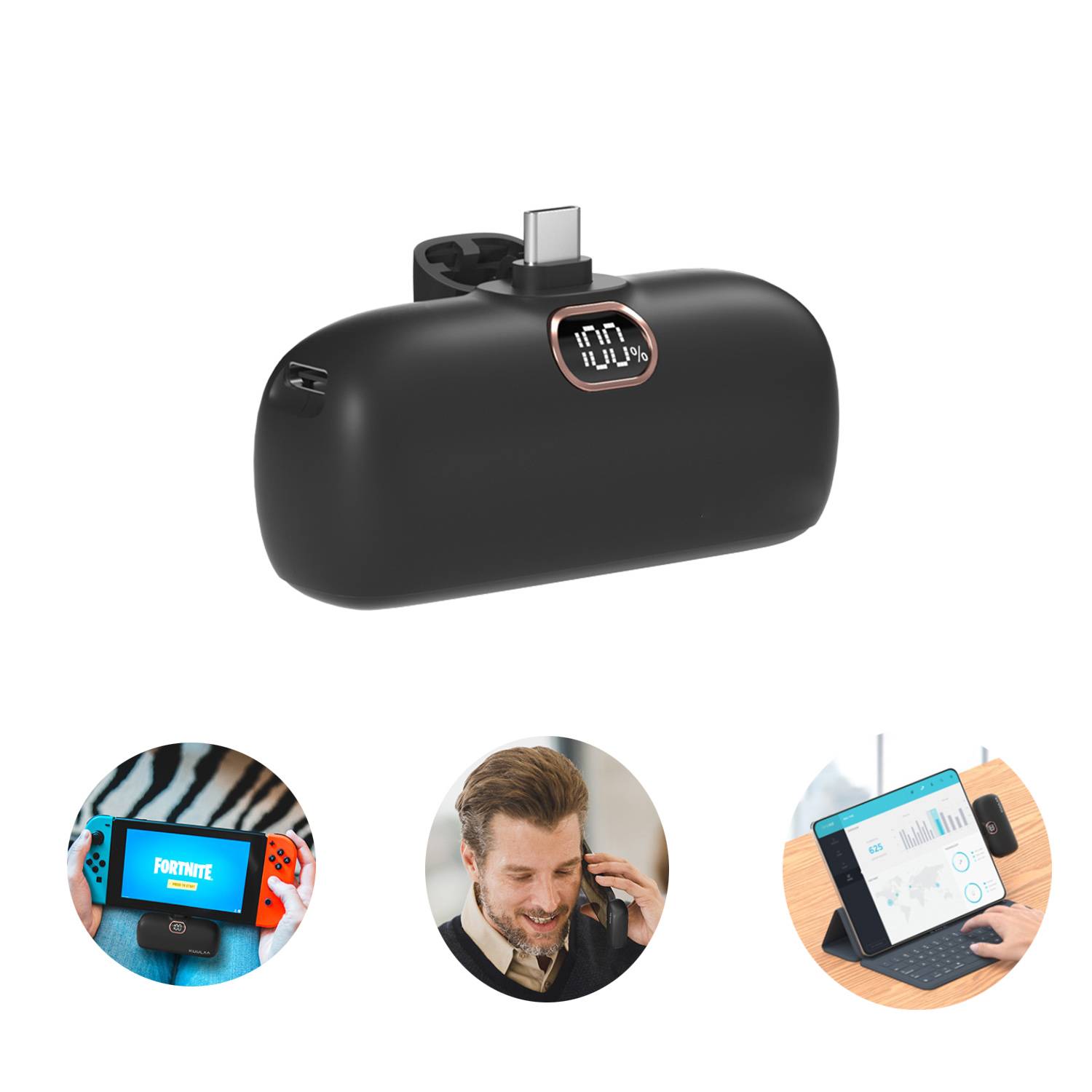 5000Mah Mini Pocket Power Bank 5