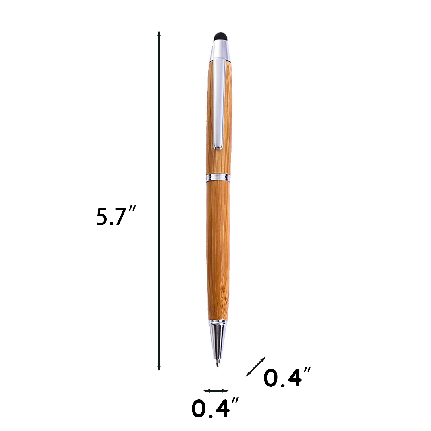 Bamboo Stylus Ballpoint Pen 4