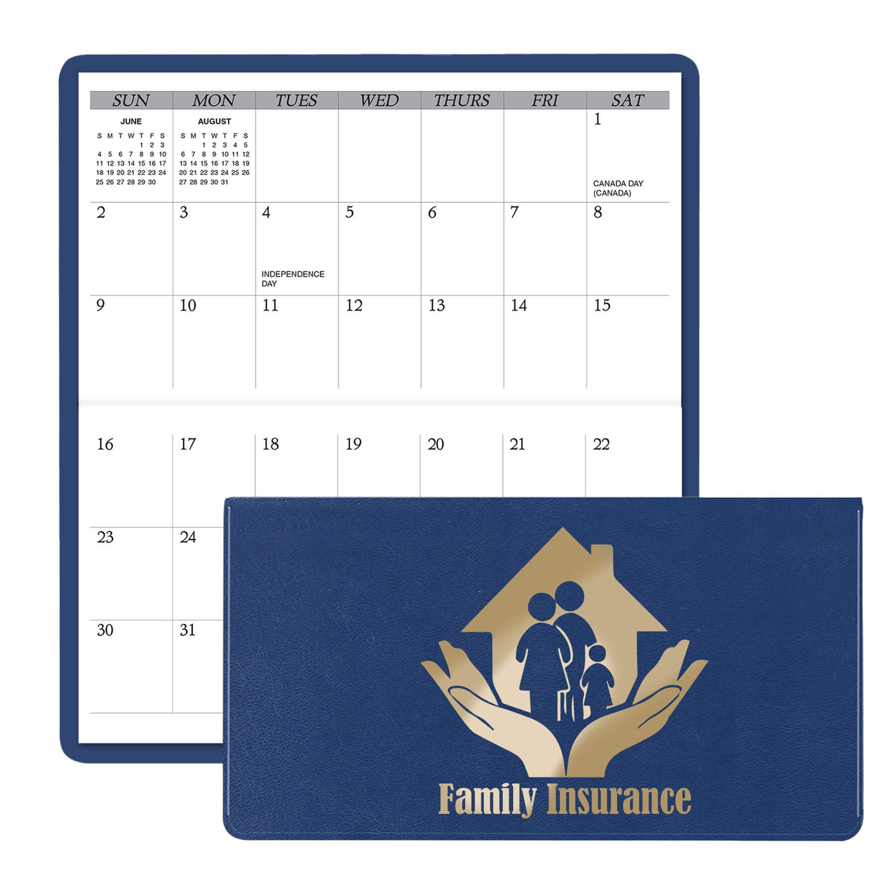 Executive Horizontal Monthly Pocket Planner 17