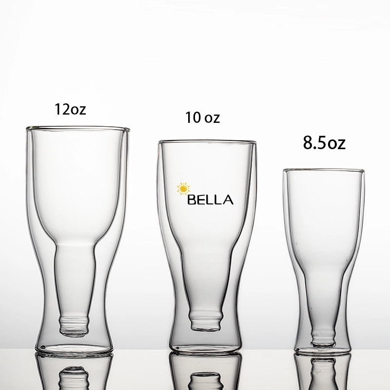 Large Capacity Inverted Double-Layer Beer Mug 12Oz 2