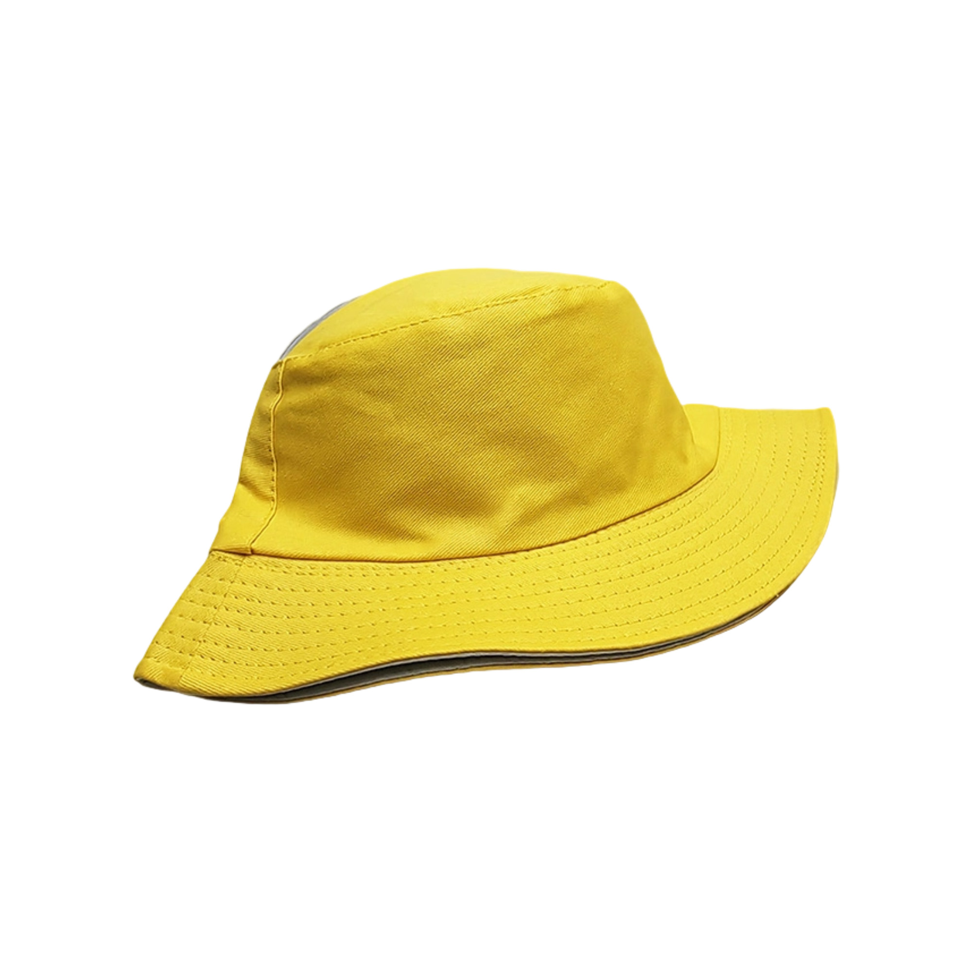 Cotton Bucket Sun Hat Embroidered Front Panel 17