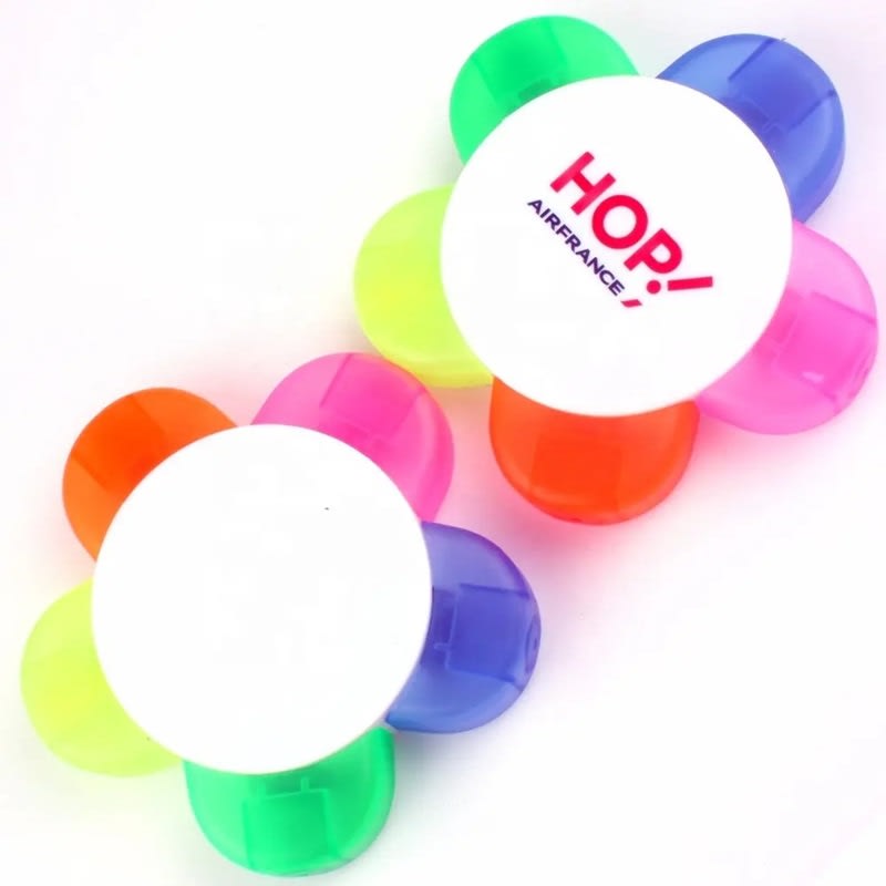 Custom Multi-Color Flower Highlighters 9