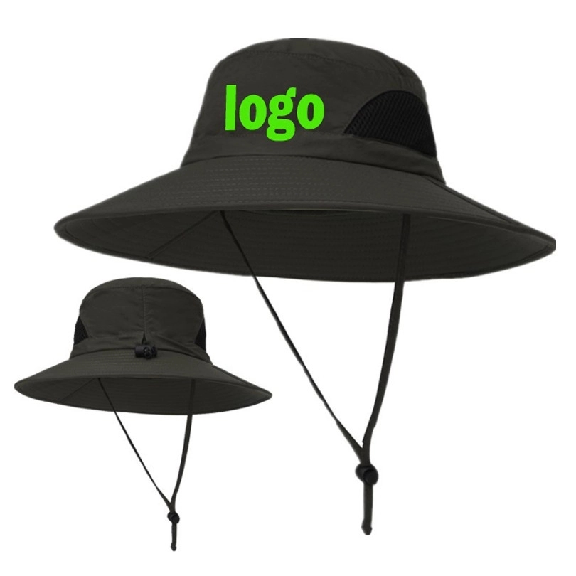 Outdoor Fishing Wide Brim Sun Bucket Hat 6