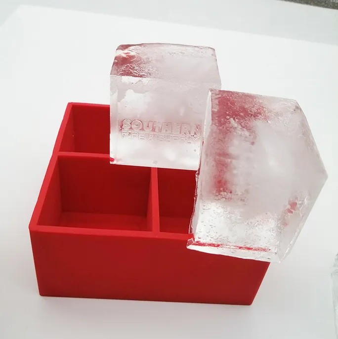 Customizable Four Cavity Ice Cube Tray 5