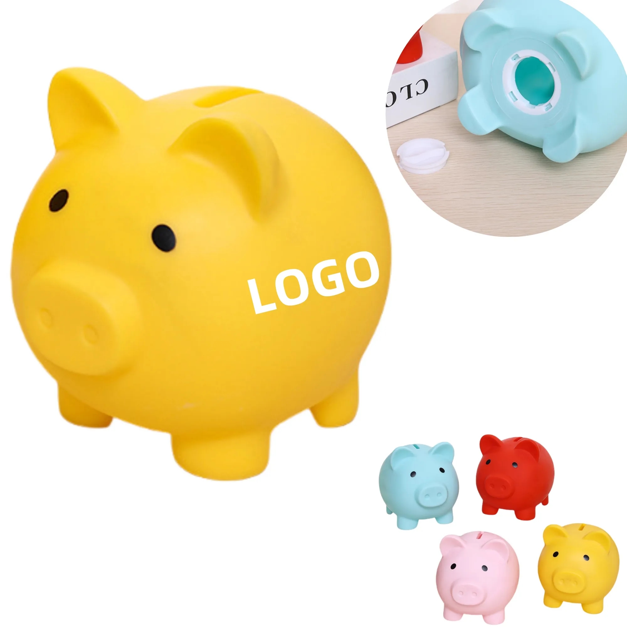 Classic Small Piggy Coin Bank Unbreakable