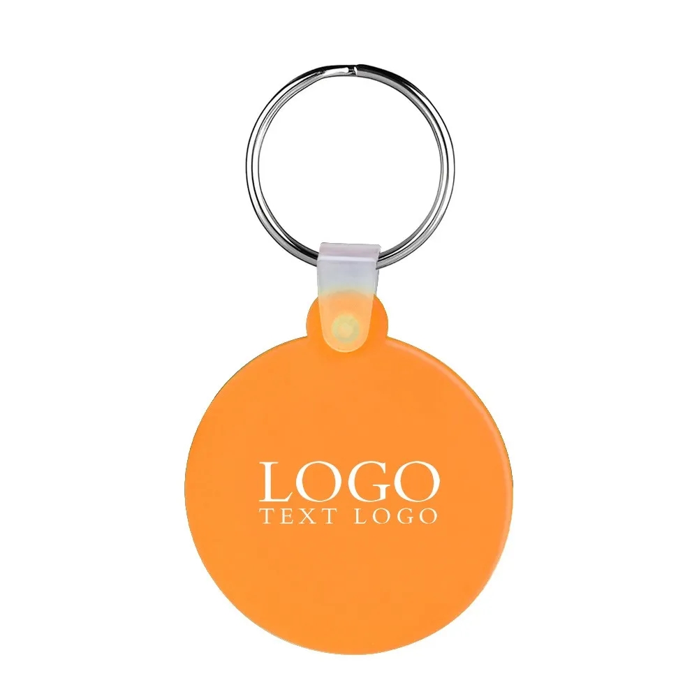 Promotional Classic Silicone Round Soft Key Tags 9