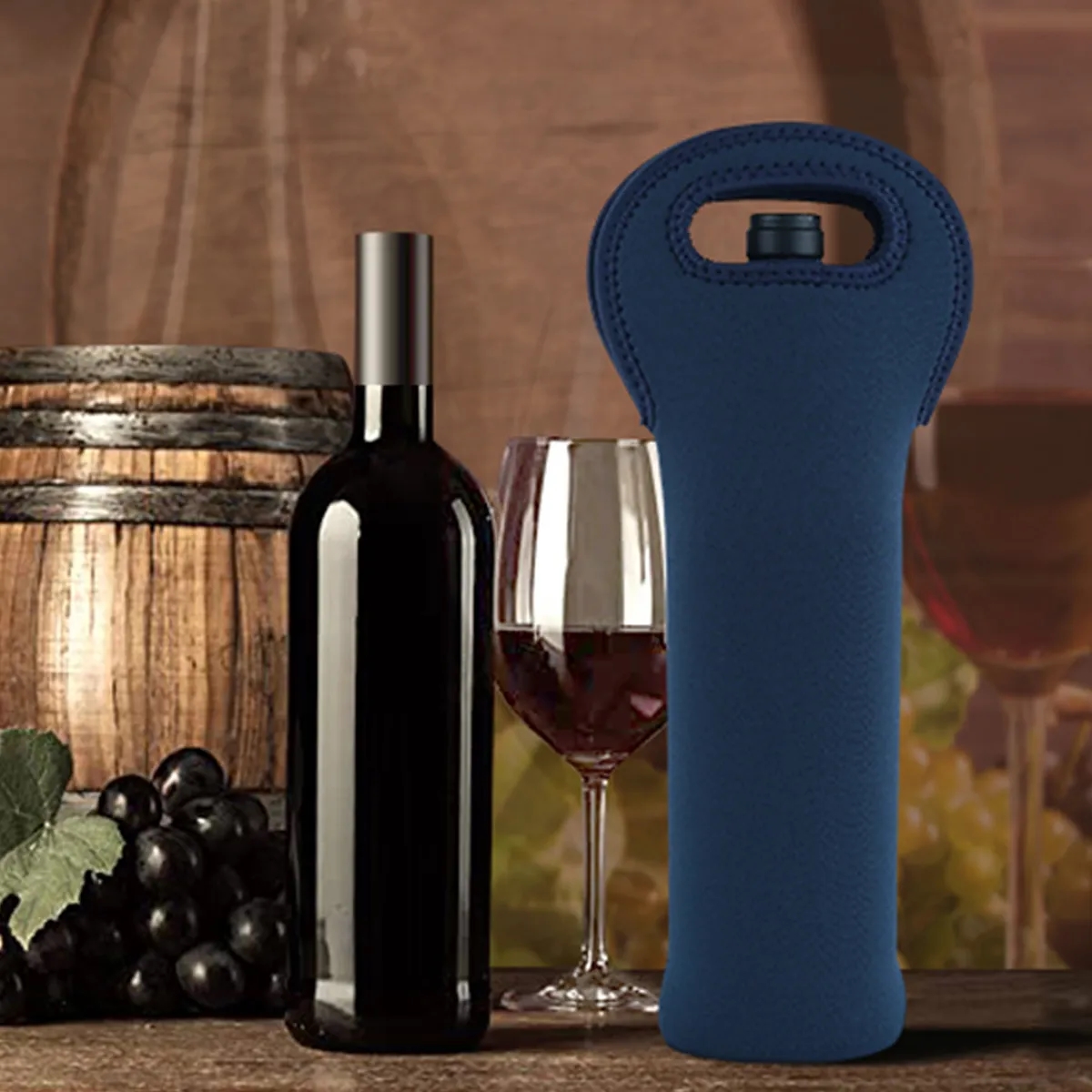 Durable Single Bottle Wine Tote Beer Champagne Bag 4