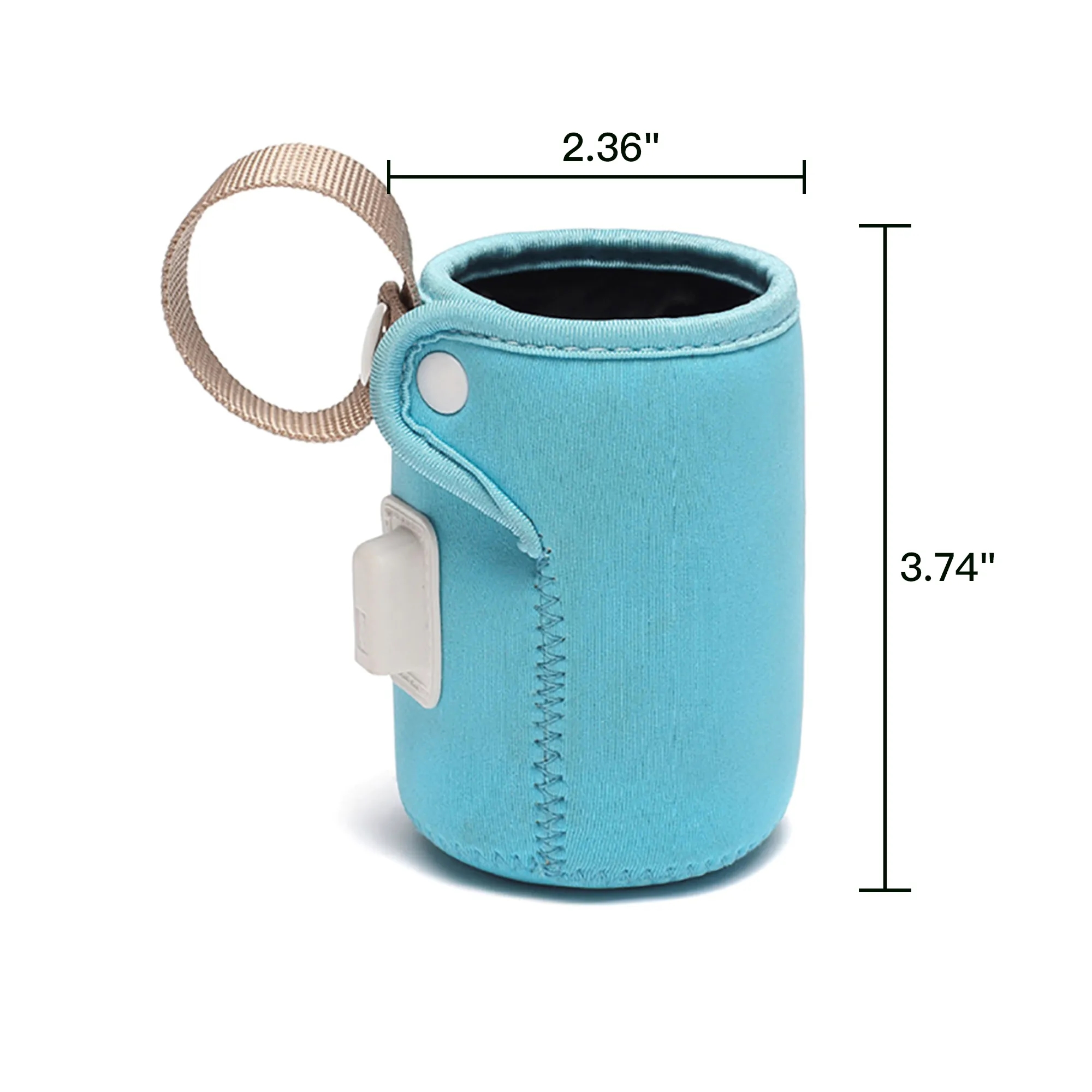 Thermostatic USB Feeding Bottle Warmer Sleeve Cover 2