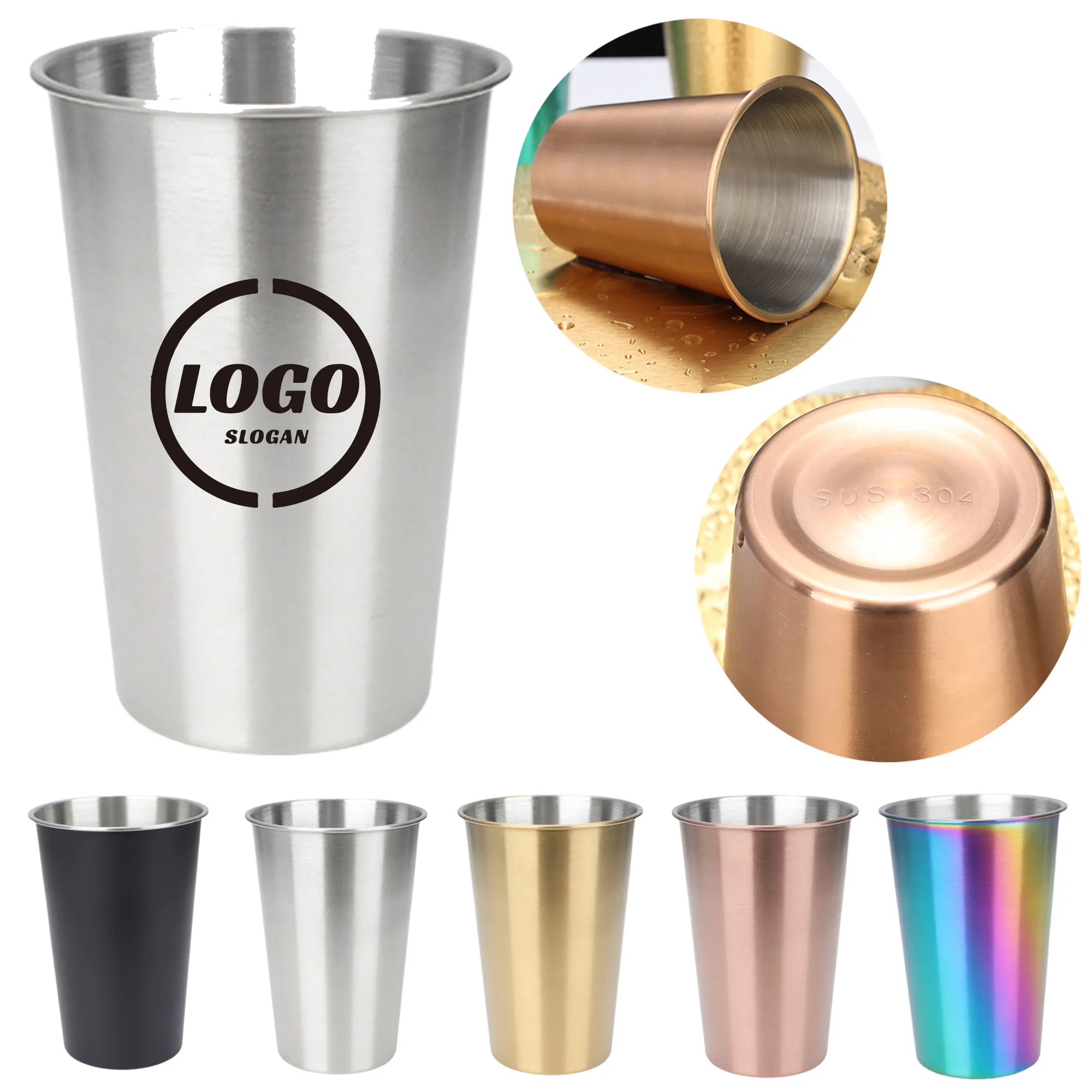 Custom Stainless Steel Beer Cup