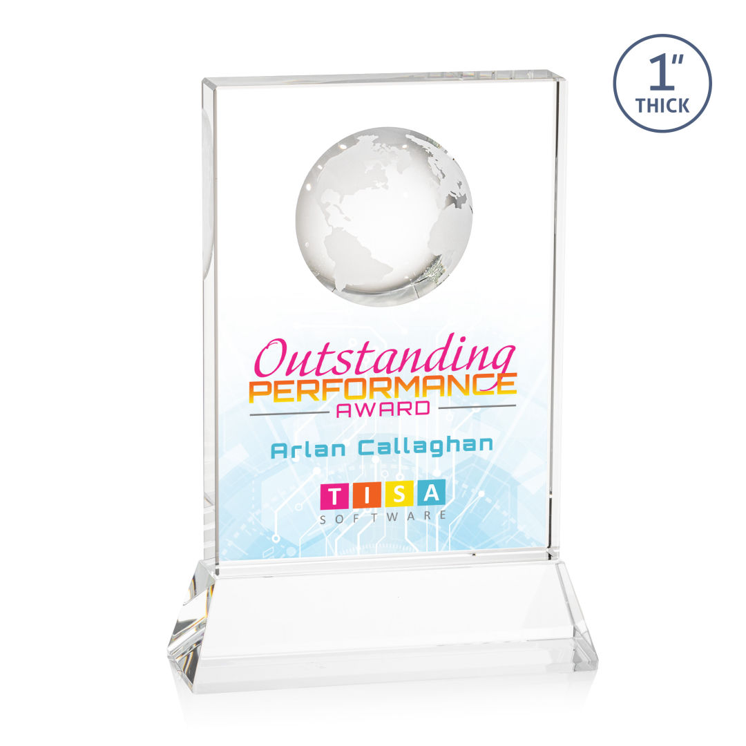 Ambassador VividPrint™ Award on Base - Clear 9