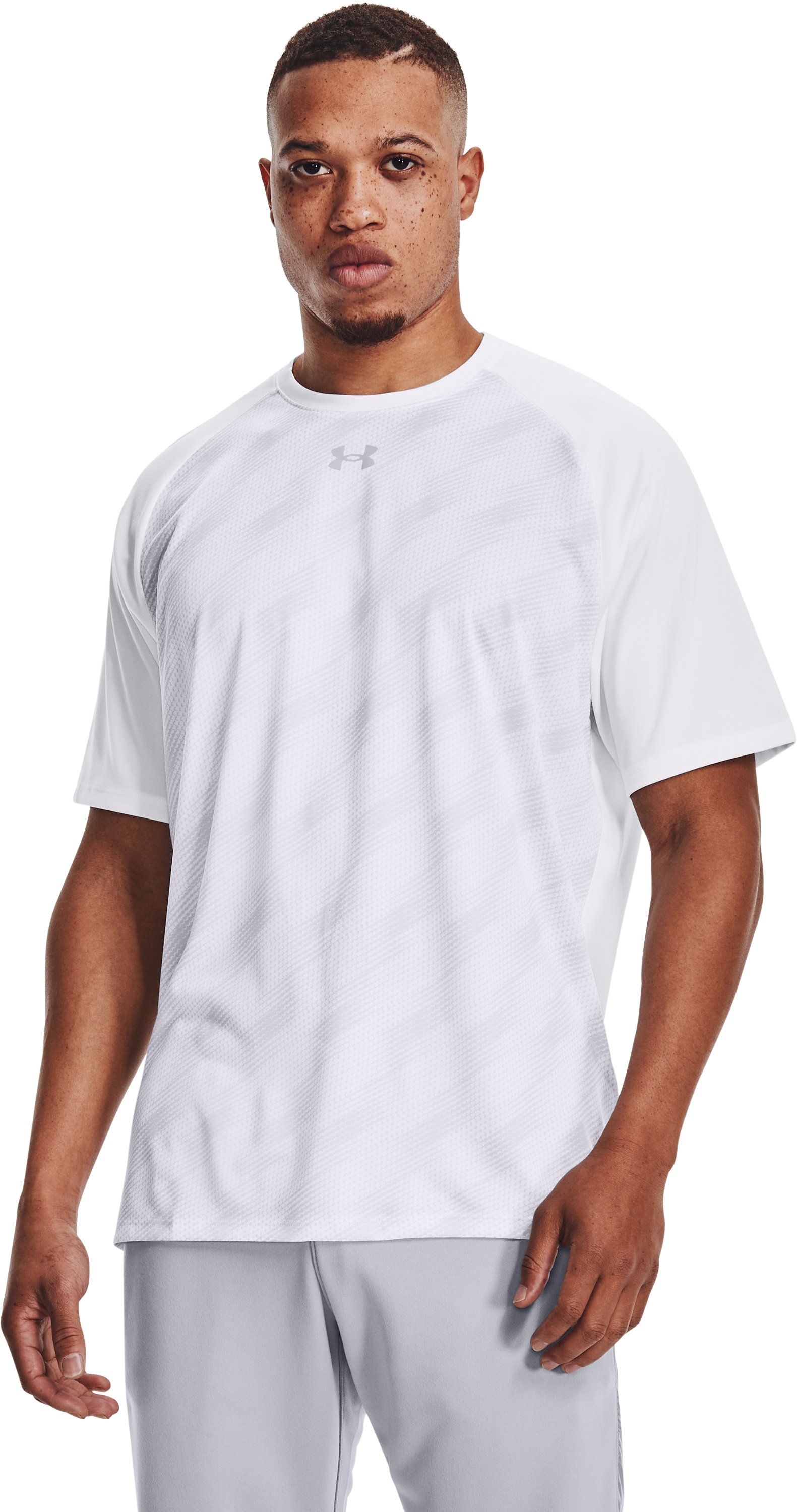 Men's UA Locker Jacquard Short Sleeve 3