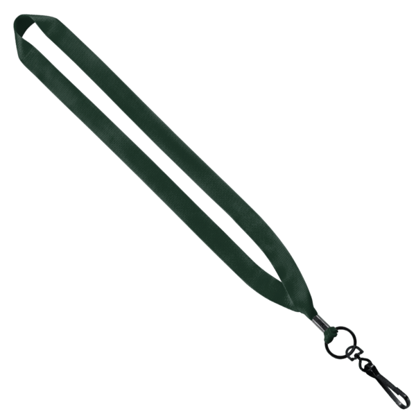 3/4" Polyester Lanyard with Metal Crimp & Swivel Snap Hook 16