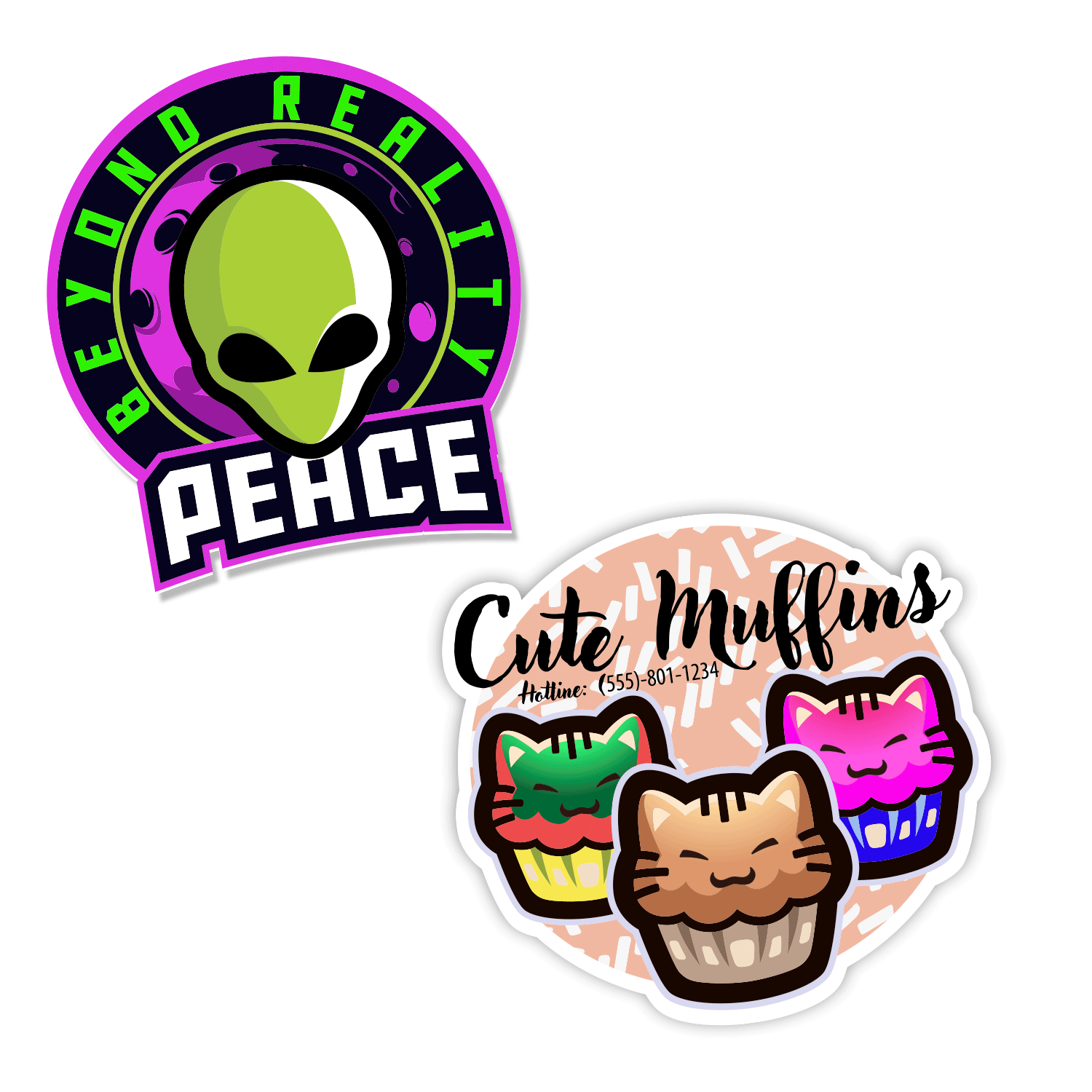 3" x 3" Die Cut Water-Resistant Sticker 1