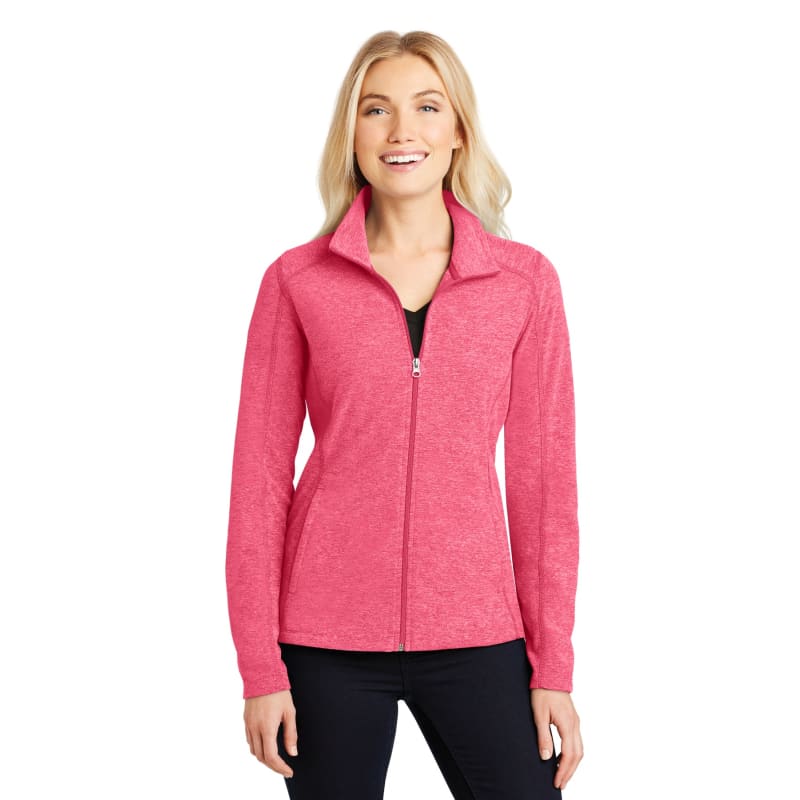 Port Authority Women's Heather Microfleece Full-Zip Jacket. 17