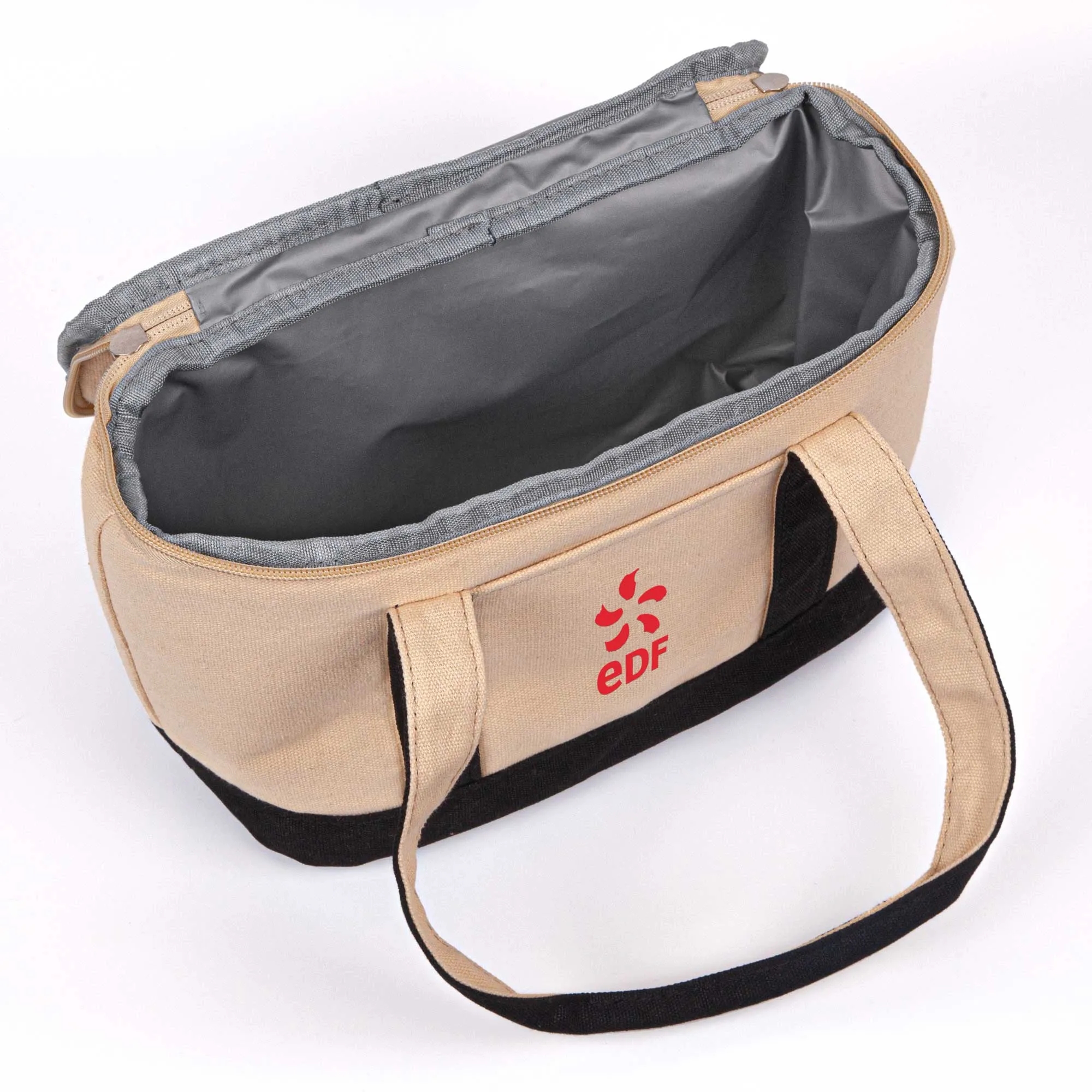 Insulated Cotton Lunch Tote 6