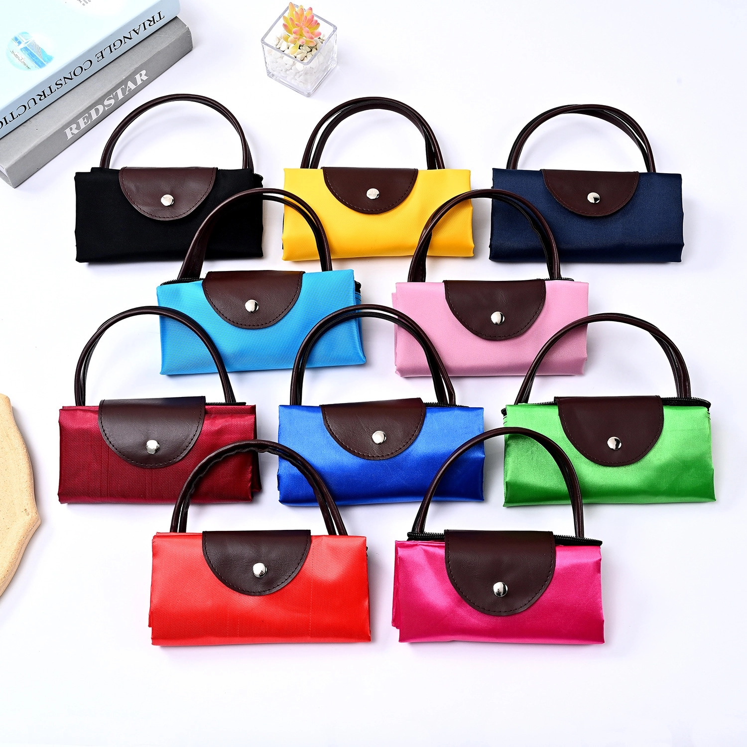 Multifunctional Folded Carry Bag,Folding Shopping Tote Bag 9