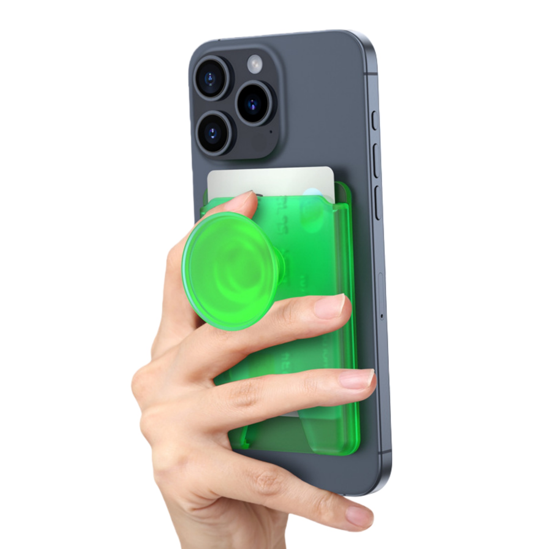 Magnetic Phone Grip and Stand with Card Holder 10