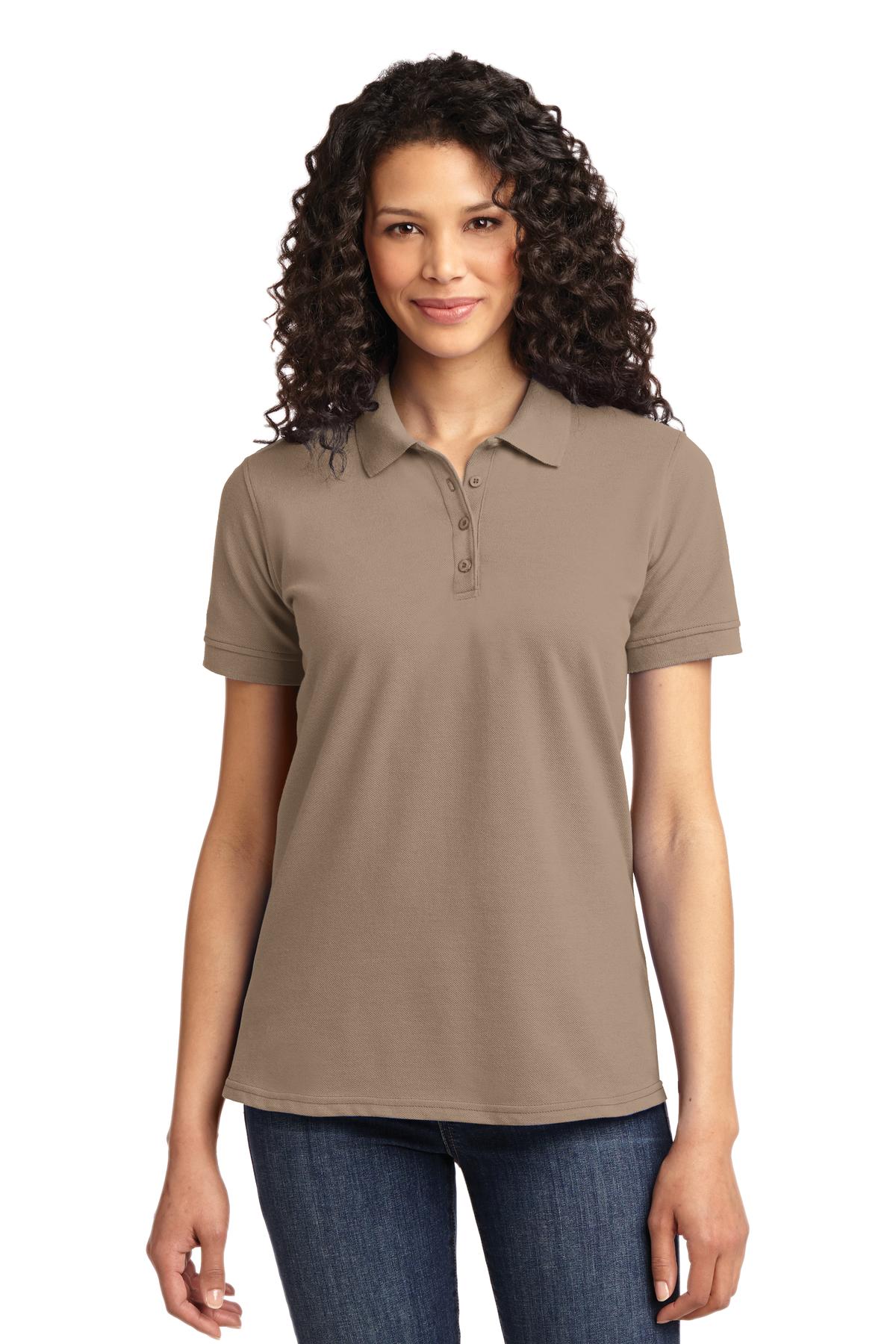 Port & Co Women's Core Blend Pique Polo. LKP155 98
