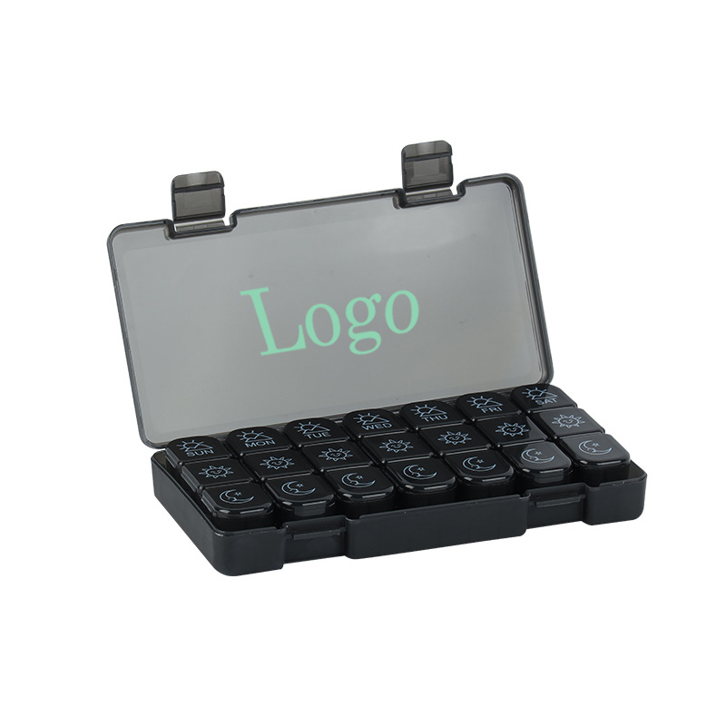21 Case Rainblow Pill Box Tablet Box 3