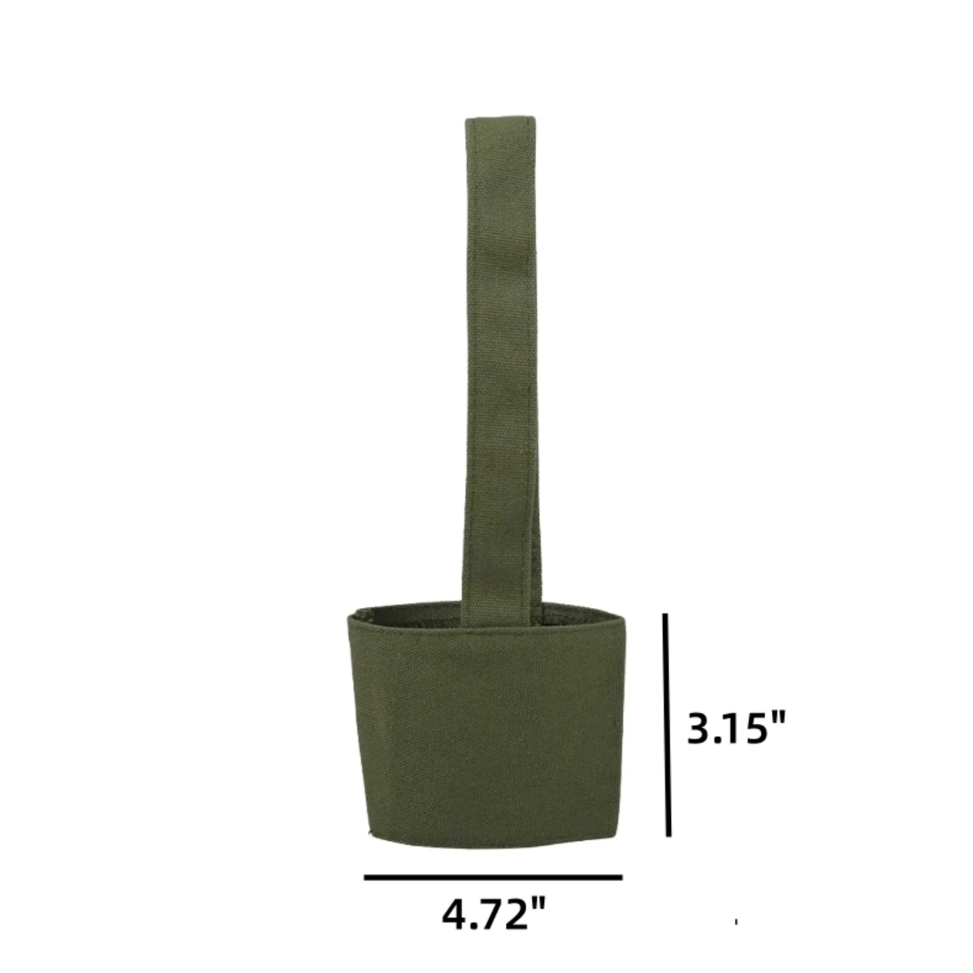 Portable Canvas Drink Holder Beverage Cup Sleeve Eco 1