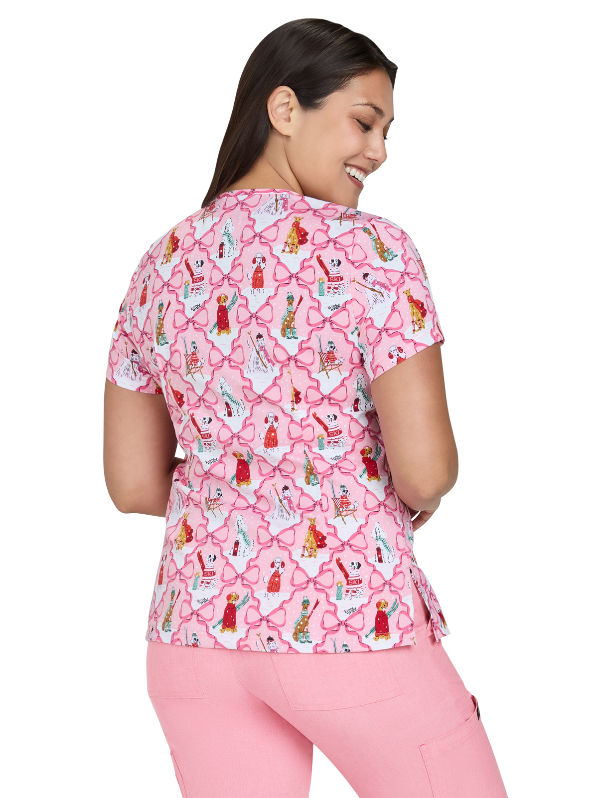 Artist Series - Women's Two-Pocket Print Top 22