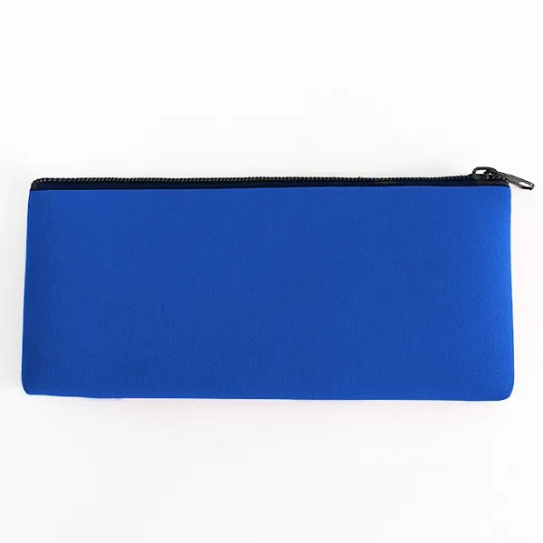 Neoprene Pencil Cases, custom drawstring bag with logo imprint 1