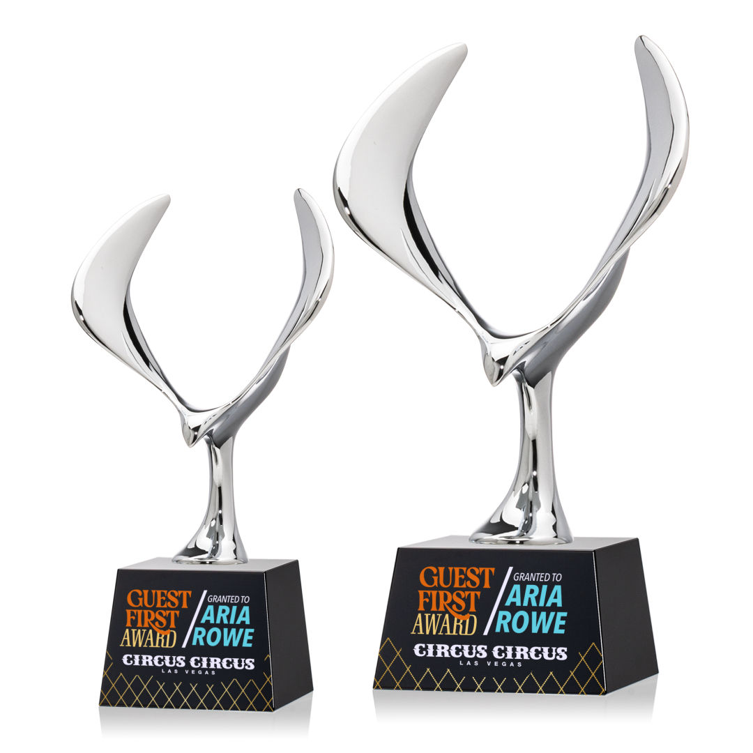 Maverick Eagle VividPrint™ Award on Robson Base - Black 2
