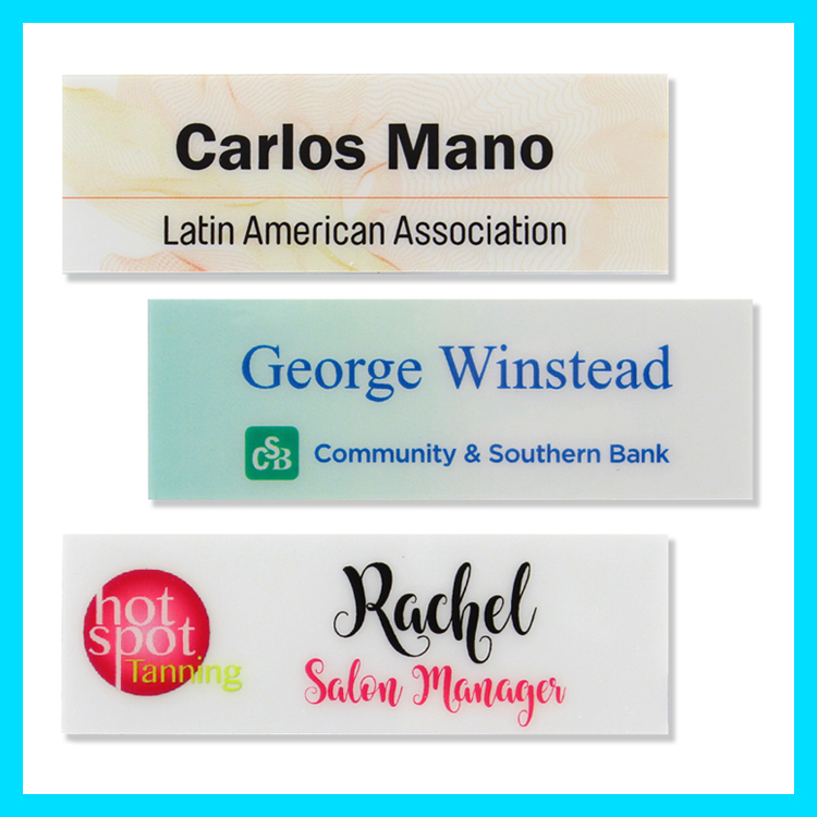 The Apollo full color name badge 2