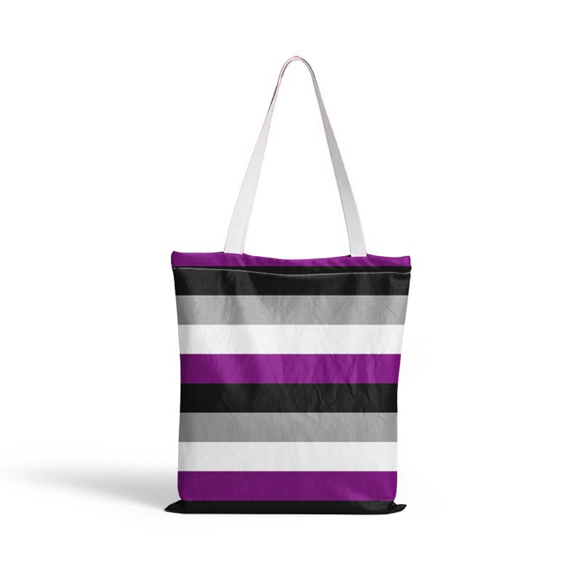 Rainbow Canvas Tote Bag 4