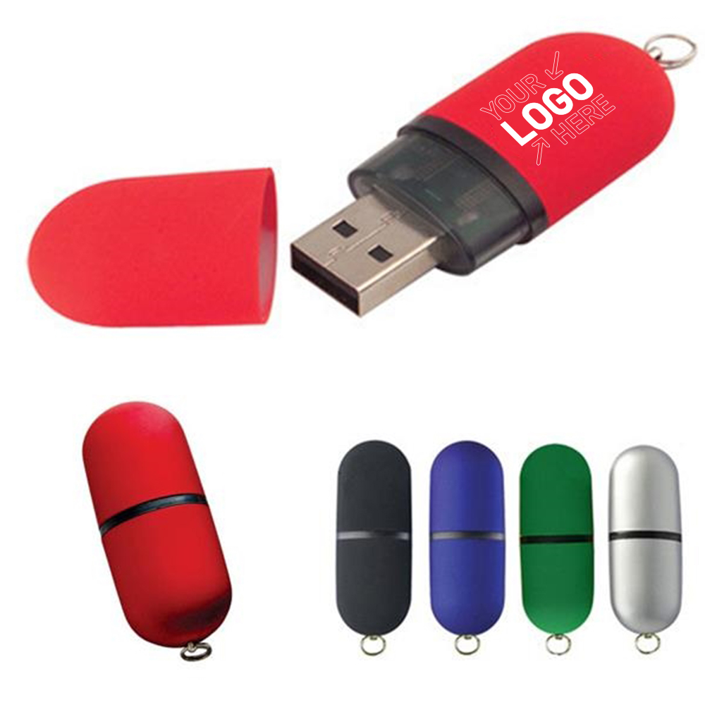 2 gb lipstick usb flash drive with key chains 5