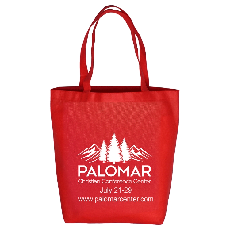 15"W x 14"H x 5"Gusset - "CORAL ECONOMY" Grocery and Shopping Tote Bag 8