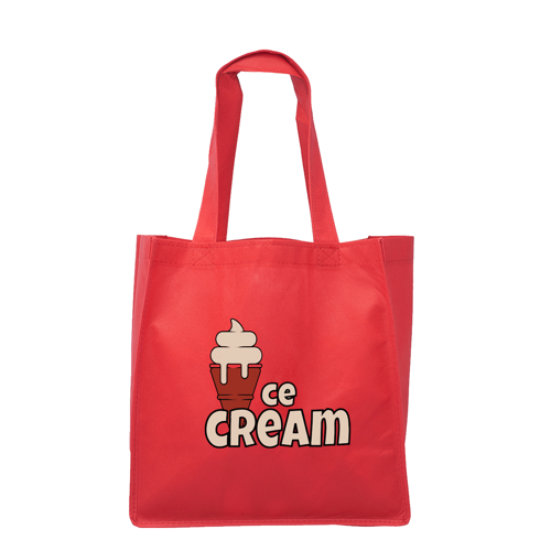 Non-Woven Polypropylene Tote - 12"W x 12.75"H x 8"D 6