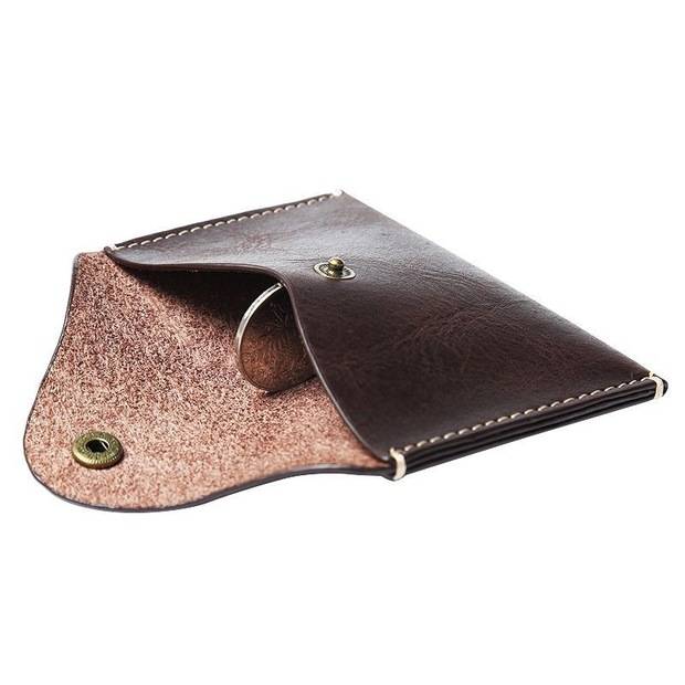PU Leather Wallet Front Pocket Card Holders for Men 7
