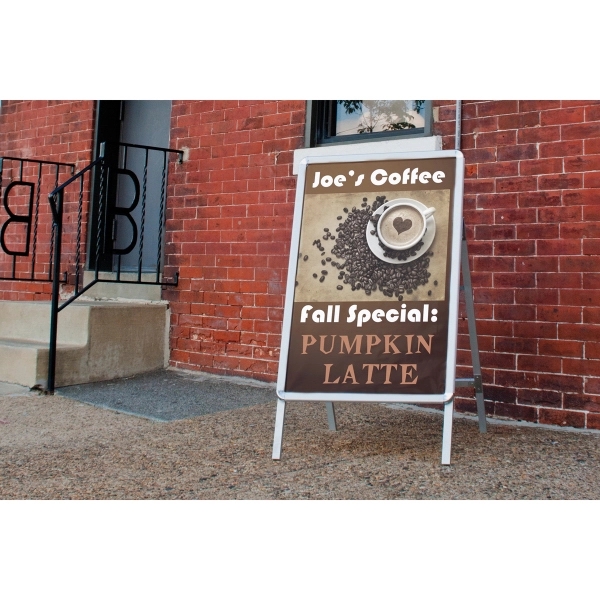 A-Frame Sign Single Sided Stand 1