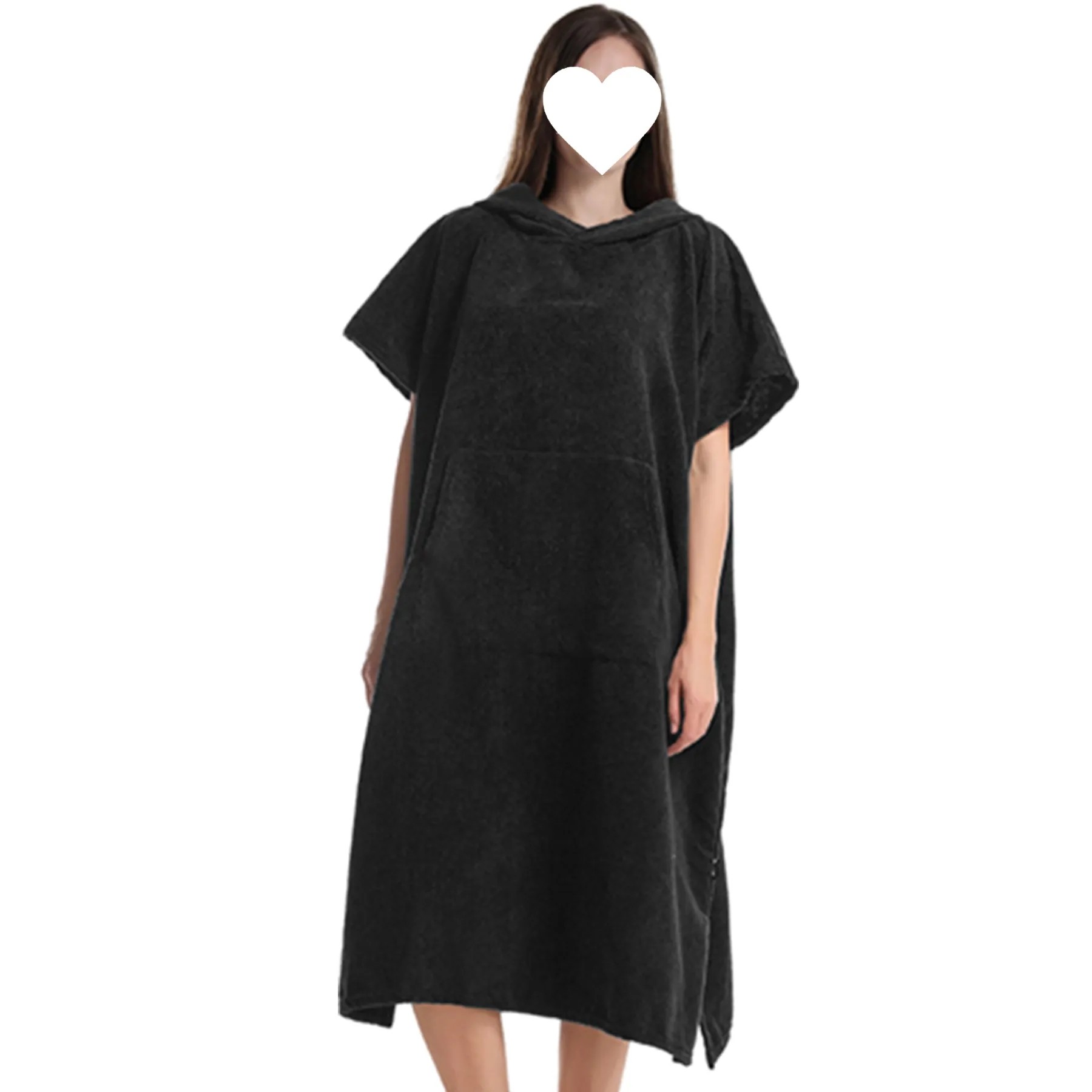 Poncho Hooded Beach Towel 5