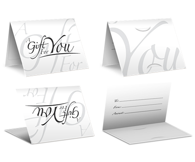 Pre-printed Plastic Card Carrier 12
