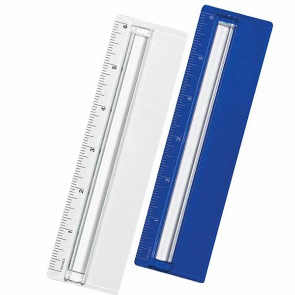 Plastic 6" Ruler w/ Magnifying Glass 3