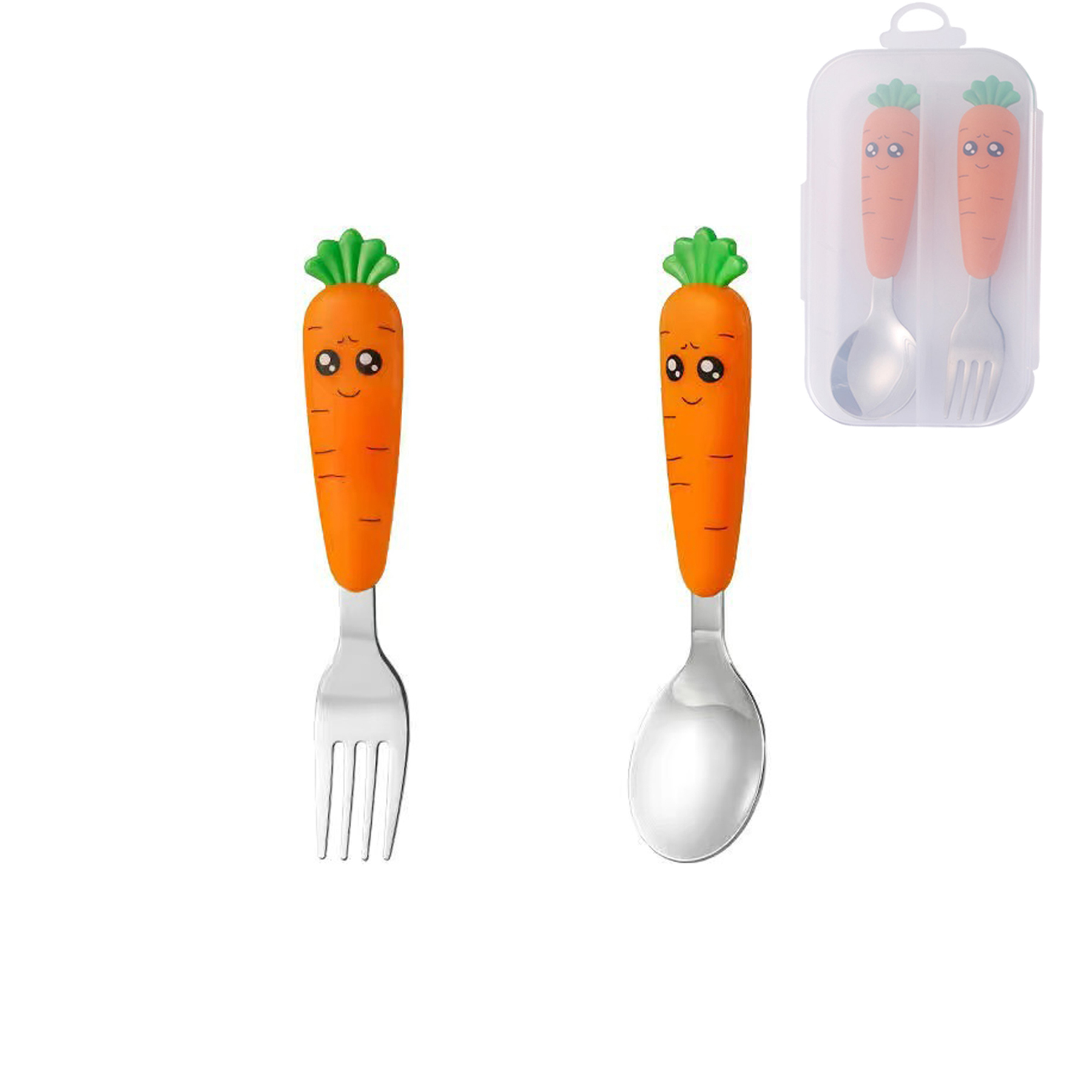 Toddler Utensil Set with Travel Case 2