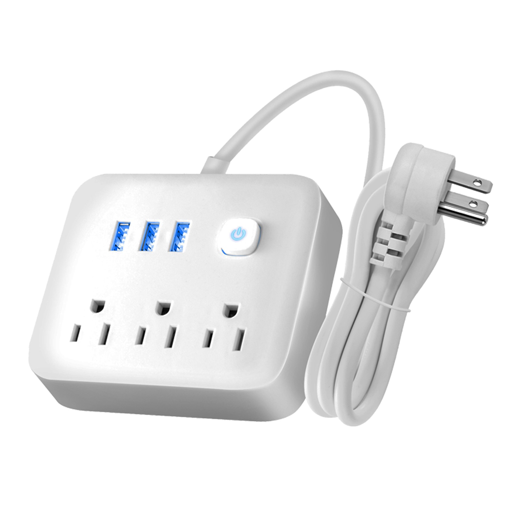 3 Outlet & 3 USB Port Charging Station Power Strip 1