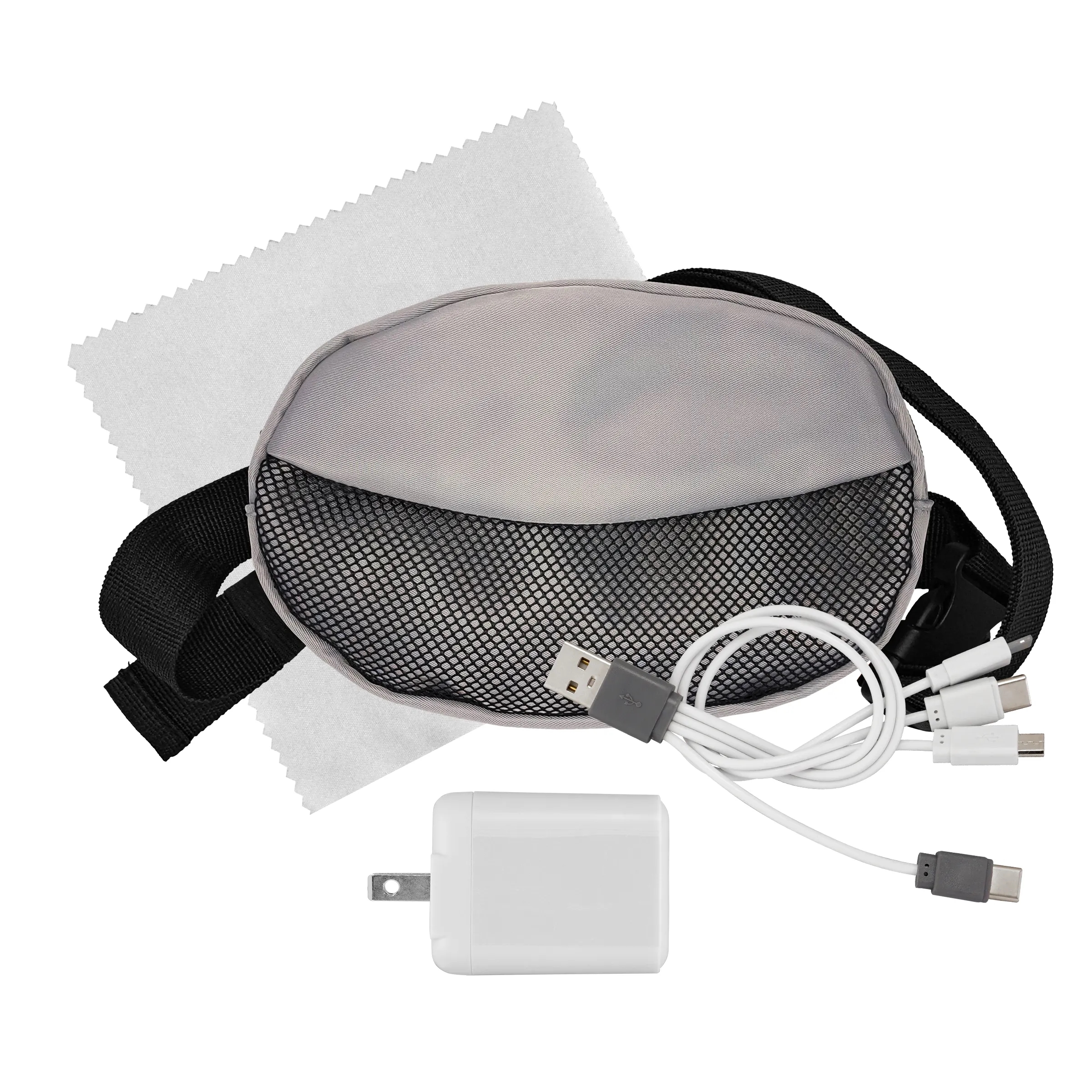 Sporty Fast Charger, Cable & Cloth Fanny Pack Set 14
