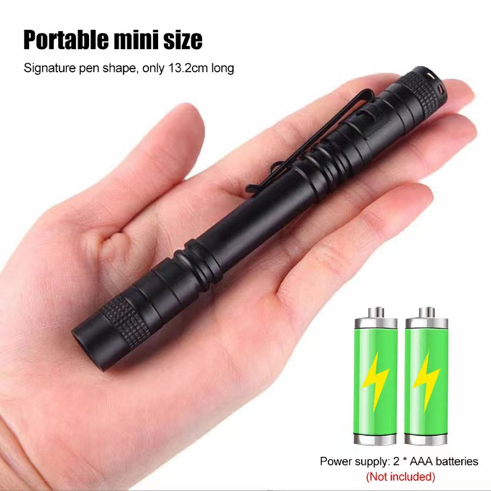 LED Mini Flashlights With Clip 3