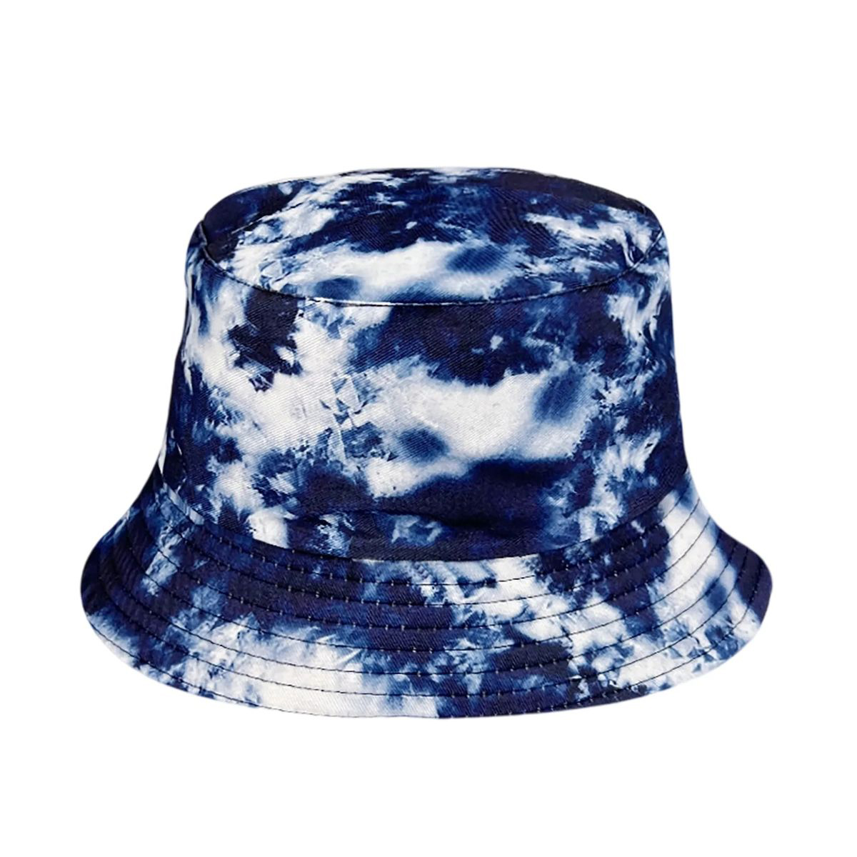 Plastic Tie Dye Hat with Foldable Double Sided Design 4